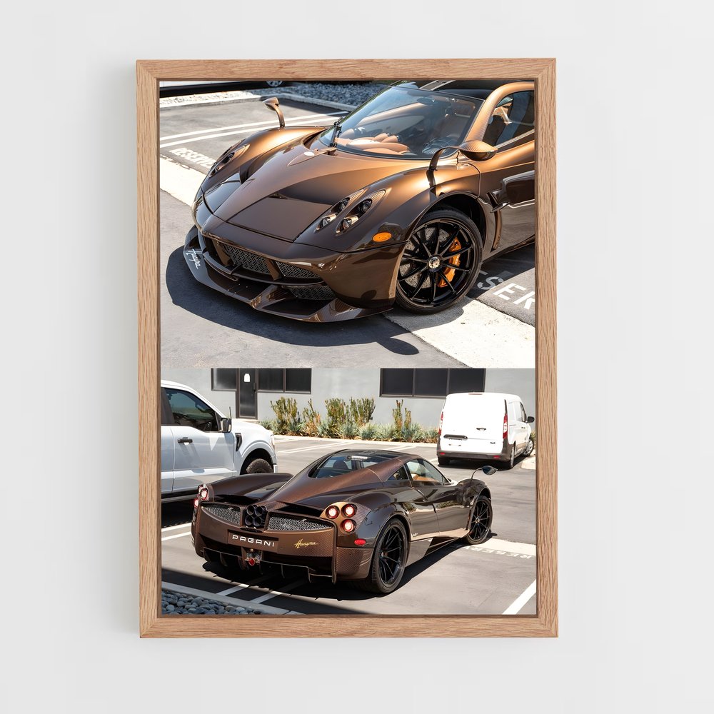 Poster Imola Huayra Éclatant – affiche Pagani (vue 4)